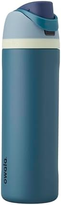 Owala FreeSip Insulated Stainless Steel Water Bottle with Straw, BPA-Free Sports Water Bottle, Great for Travel, 24 Oz, Denim