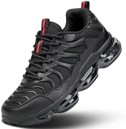Mens Running Shoes Air Cushion Walking Tennis Sneakers Fashion Casual Non Slip Breathable Trail Sport Gym