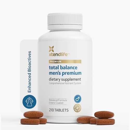 Xtendlife Total Balance Men’s Premium Multivitamin for Immune, Heart, Digestive & Cellular Health - Extra Strength Daily Support - 90+ Nutrients & Minerals - 30 Day Supply