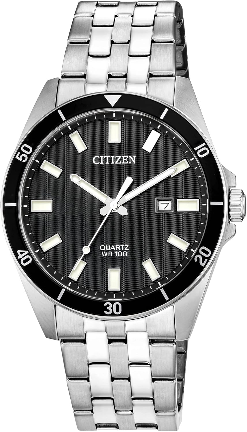 Citizen Quartz Mens Watch, Stainless Steel, Classic
